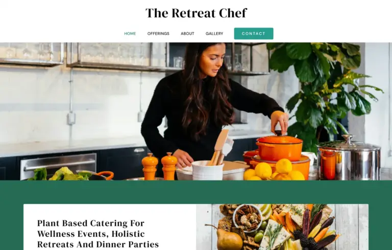 Retreat Chef Website